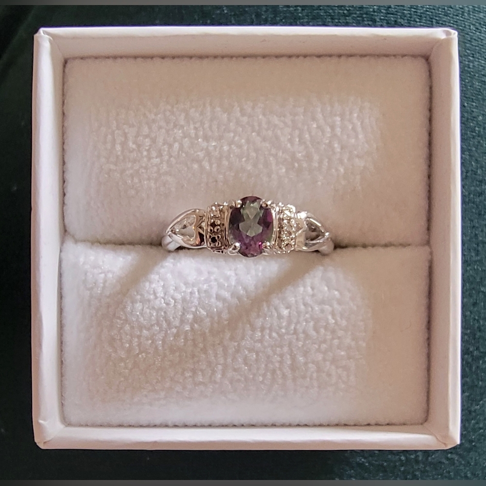 Mystic Fire Topaz Sterling Silver Ring! ✨️✨️